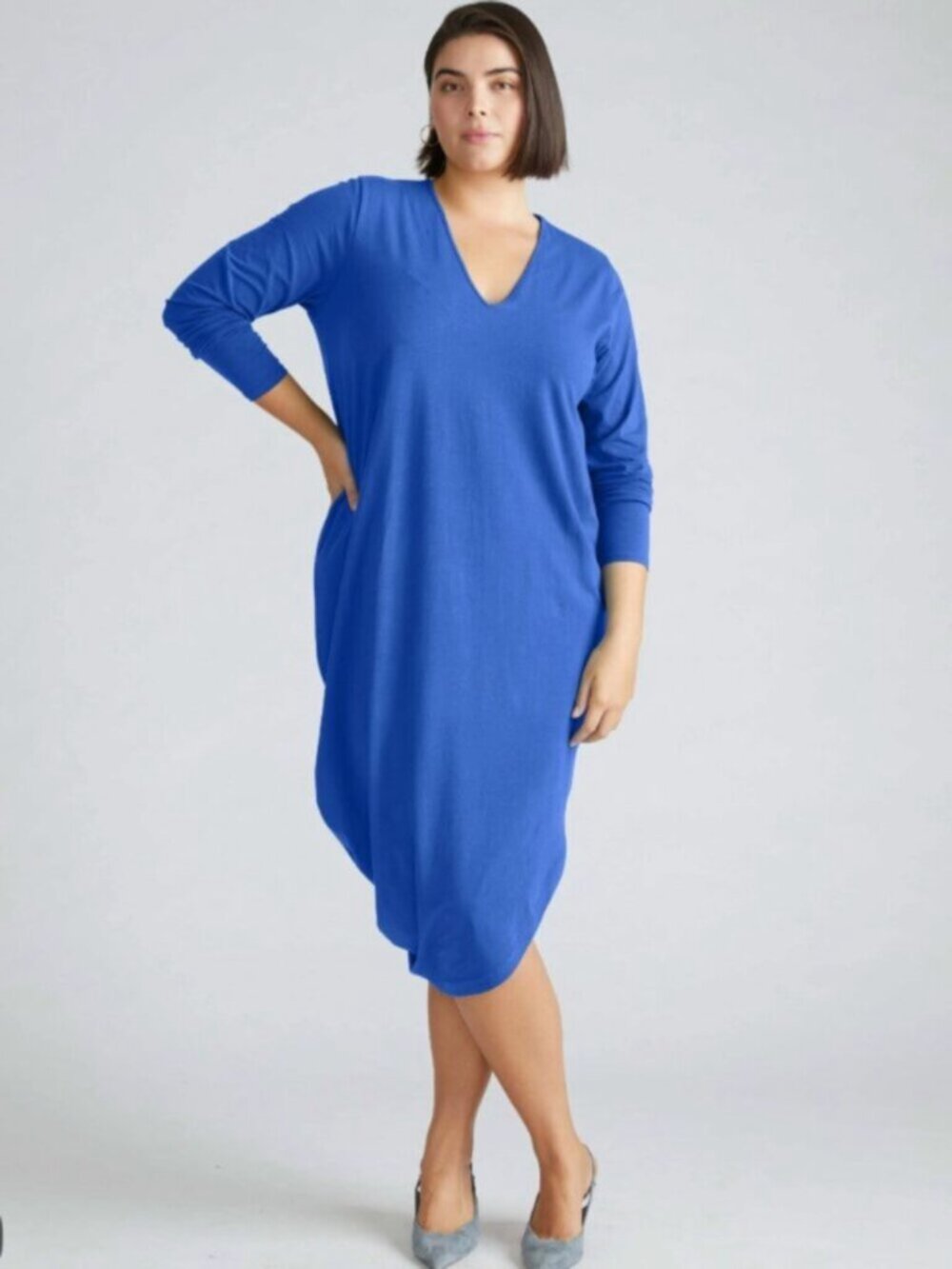 EUC Universal Standard Geneva Asymmetrical Long Sleeve Dress in Women's X-Large